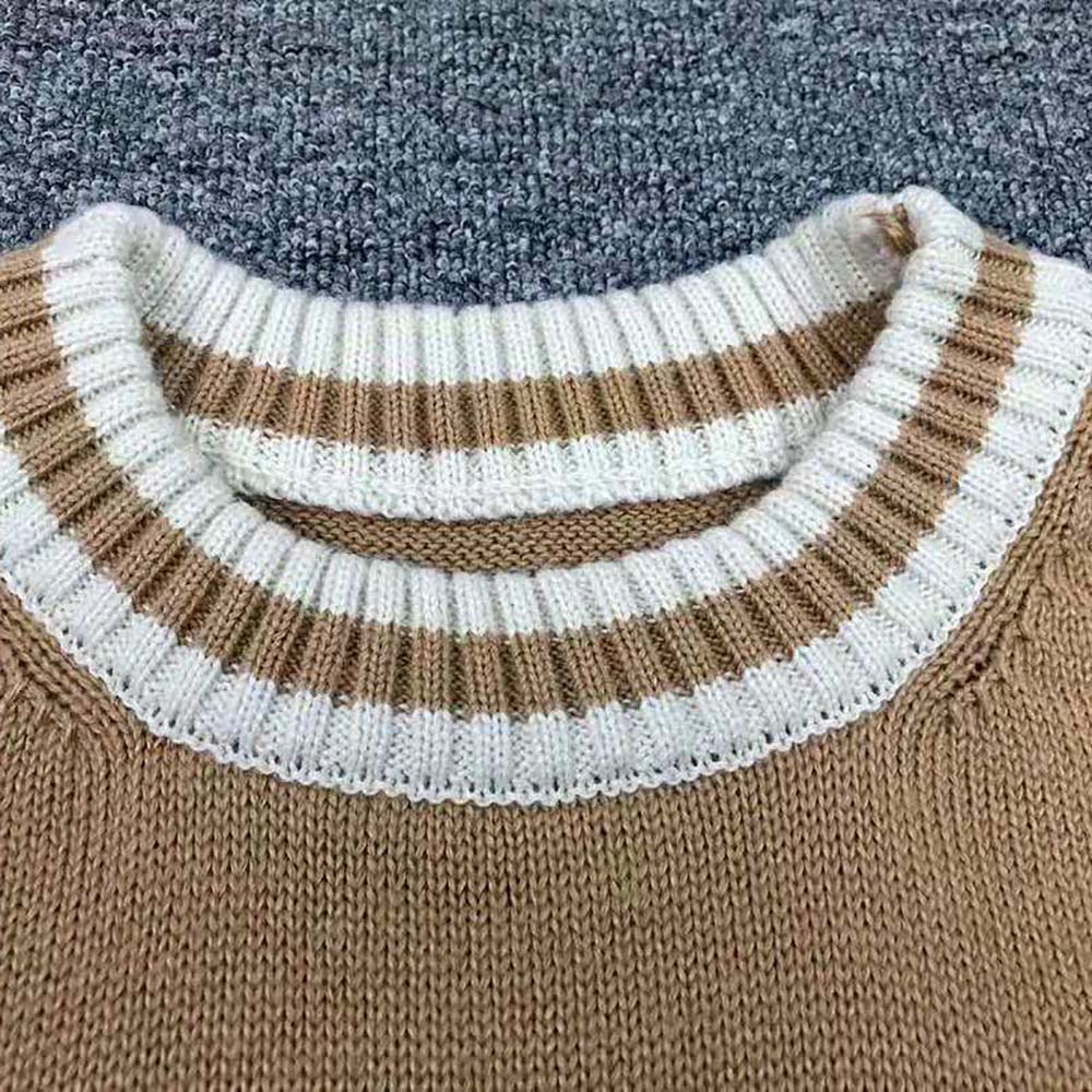 Dior Men Cactus Jack Dior Sweater Coffee Brown Cashmere Jersey - image 6