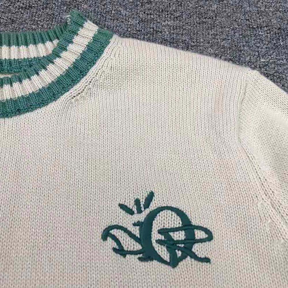 Dior Men Cactus Jack Dior Sweater White Cashmere Jersey - image 5