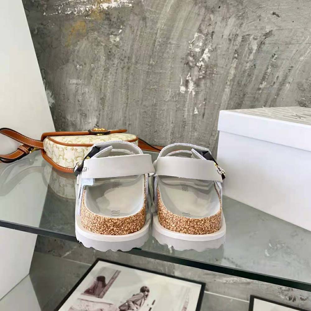 Dior Men Dior by Birkenstock Milano Sandal Dior Gray Felted Wool and Nubuck Calfskin - image 9