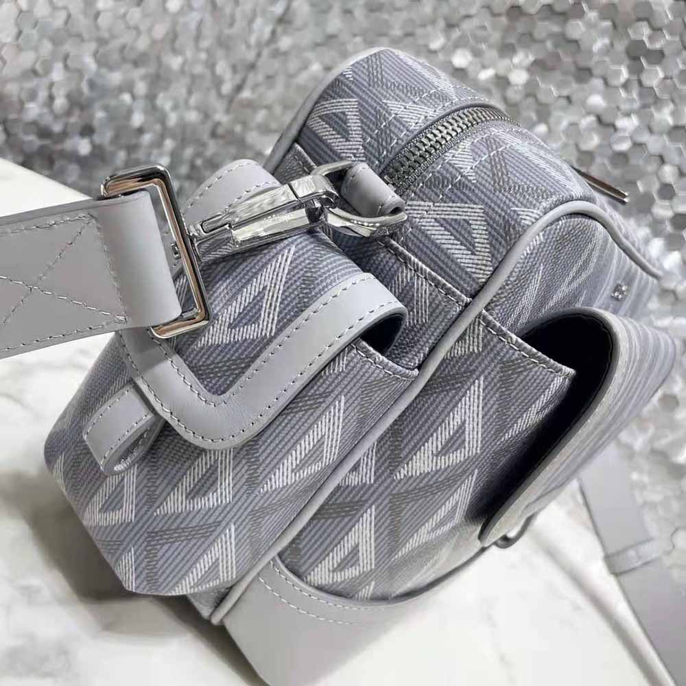 Dior Men Hit the Road Messenger Bag Dior Gray CD Diamond Canvas and Smooth Calfskin - image 7