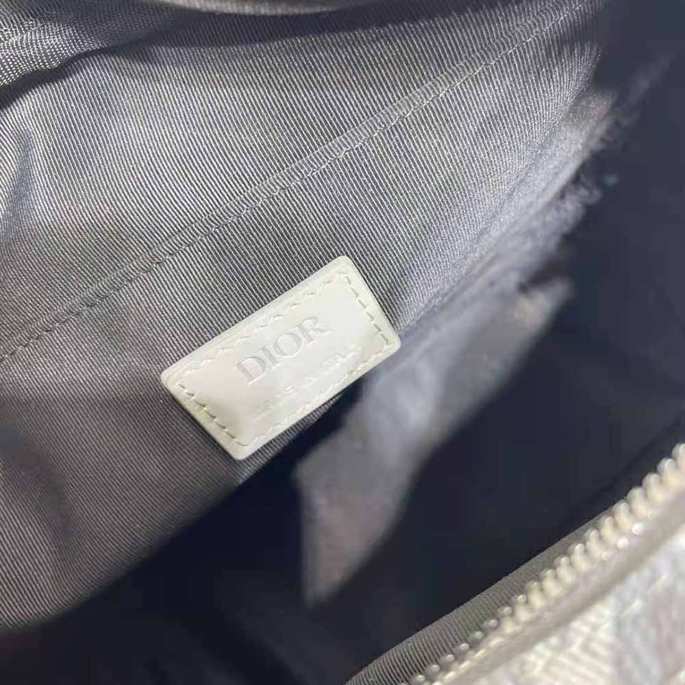 Dior Men Hit the Road Messenger Bag Dior Gray CD Diamond Canvas and Smooth Calfskin - image 9