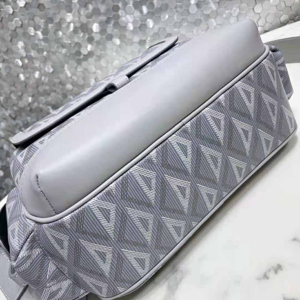 Dior Men Hit the Road Messenger Bag Dior Gray CD Diamond Canvas and Smooth Calfskin - image 6