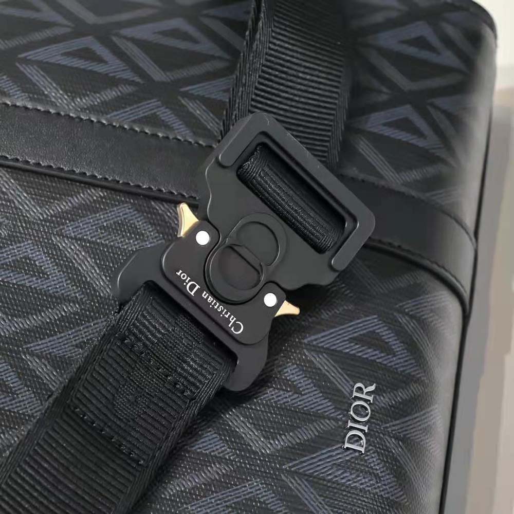 Dior Men Lingot Briefcase Black CD Diamond Canvas and Smooth Calfskin - image 8