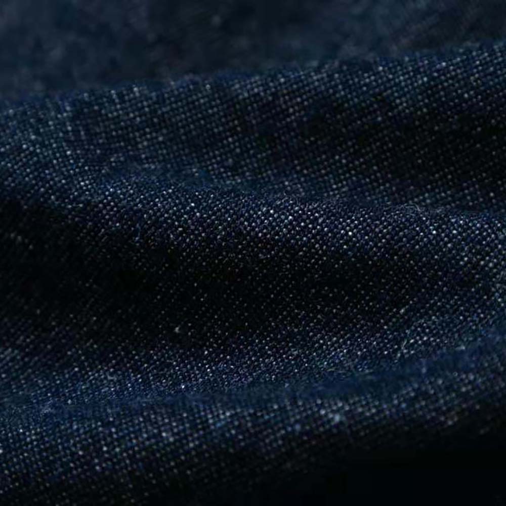 Dior Men Overshirt Navy Blue Flocked Technical Cotton Denim - image 10