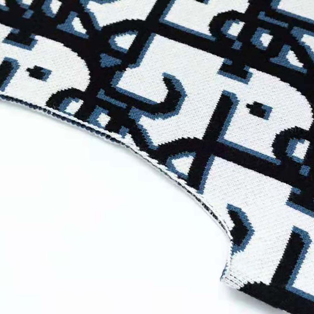 Dior Men Oversized Cactus Jack Dior Sleeveless Sweater Beige and Black Cashmere Jacquard - image 8