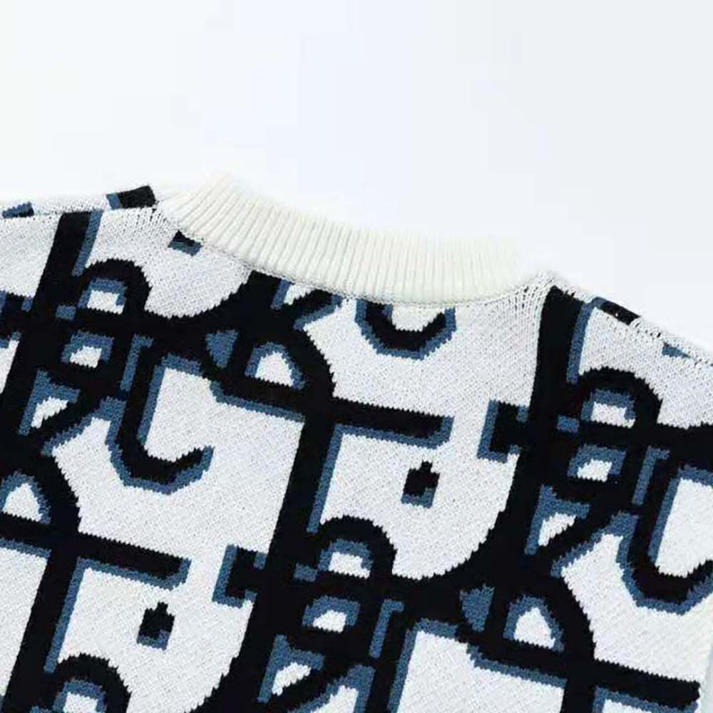 Dior Men Oversized Cactus Jack Dior Sleeveless Sweater Beige and Black Cashmere Jacquard - image 7