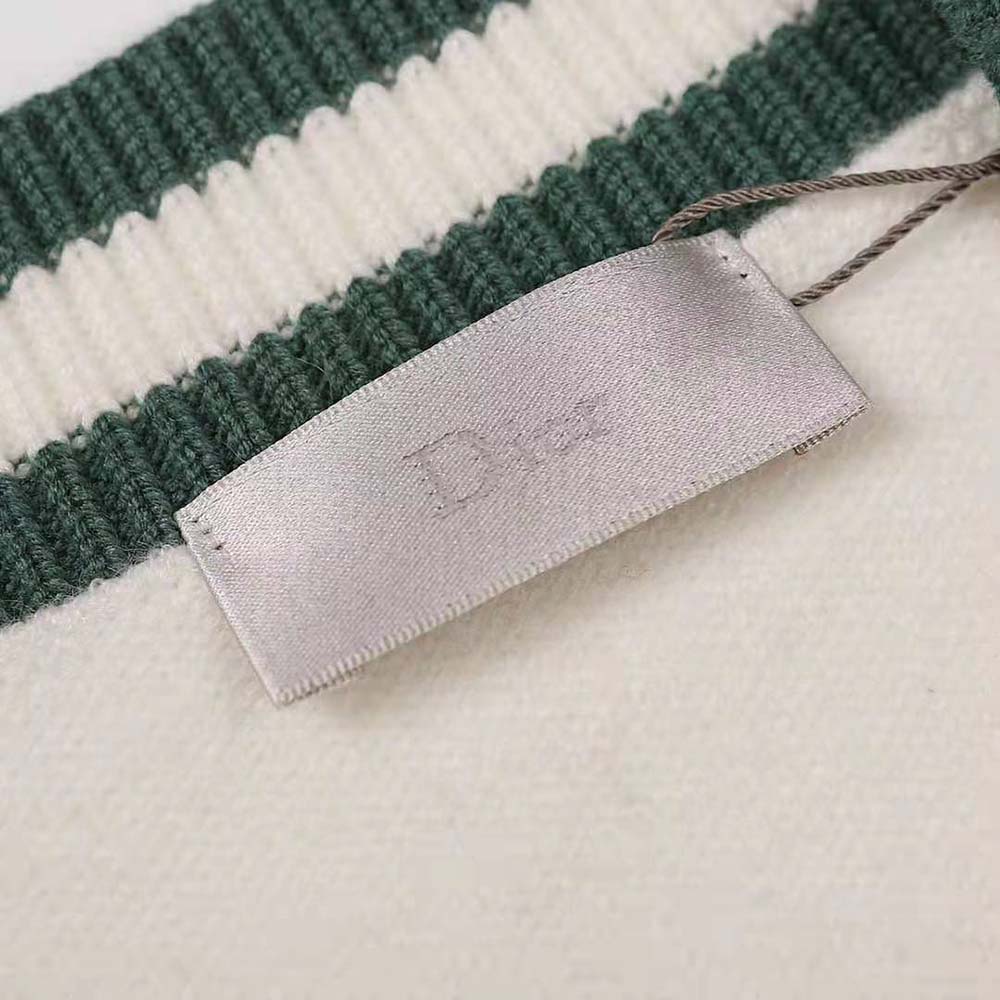 Dior Men Oversized Cactus Jack Dior Sleeveless Sweater Ecru Cashmere Knit - image 9