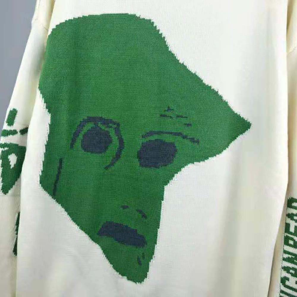 Dior Men Oversized Cactus Jack Dior Sweater Ecru Wool Knit - image 6