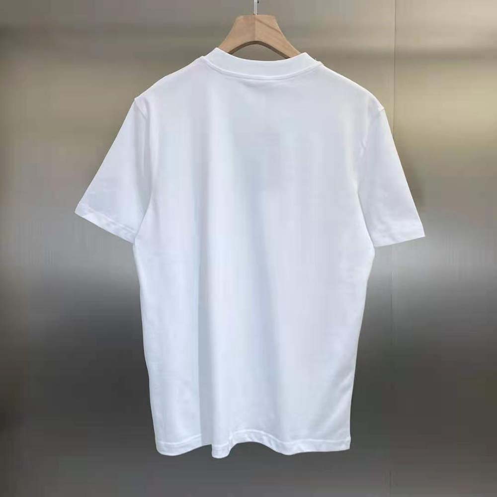 Back view showing oversized silhouette of Dior Men Oversized Cactus Jack Dior T-shirt