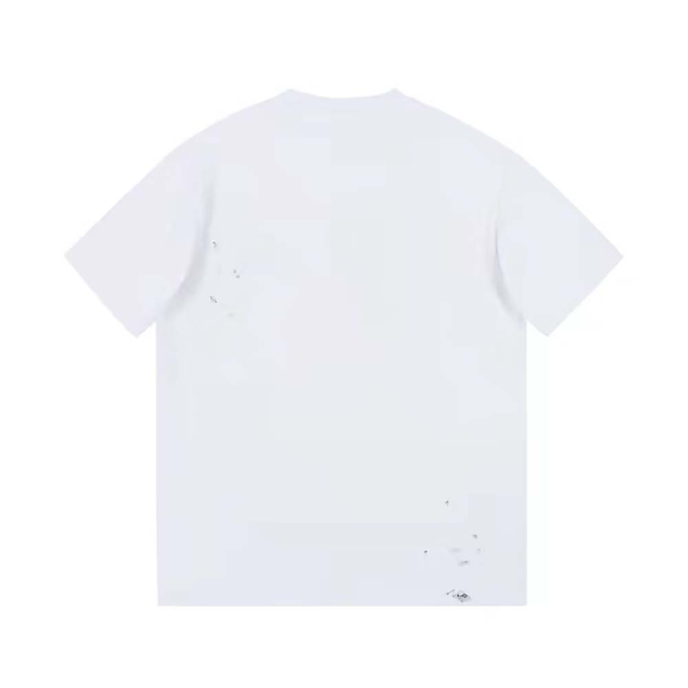 Side angle showing relaxed silhouette of Dior Men Oversized Cactus Jack Dior T-shirt