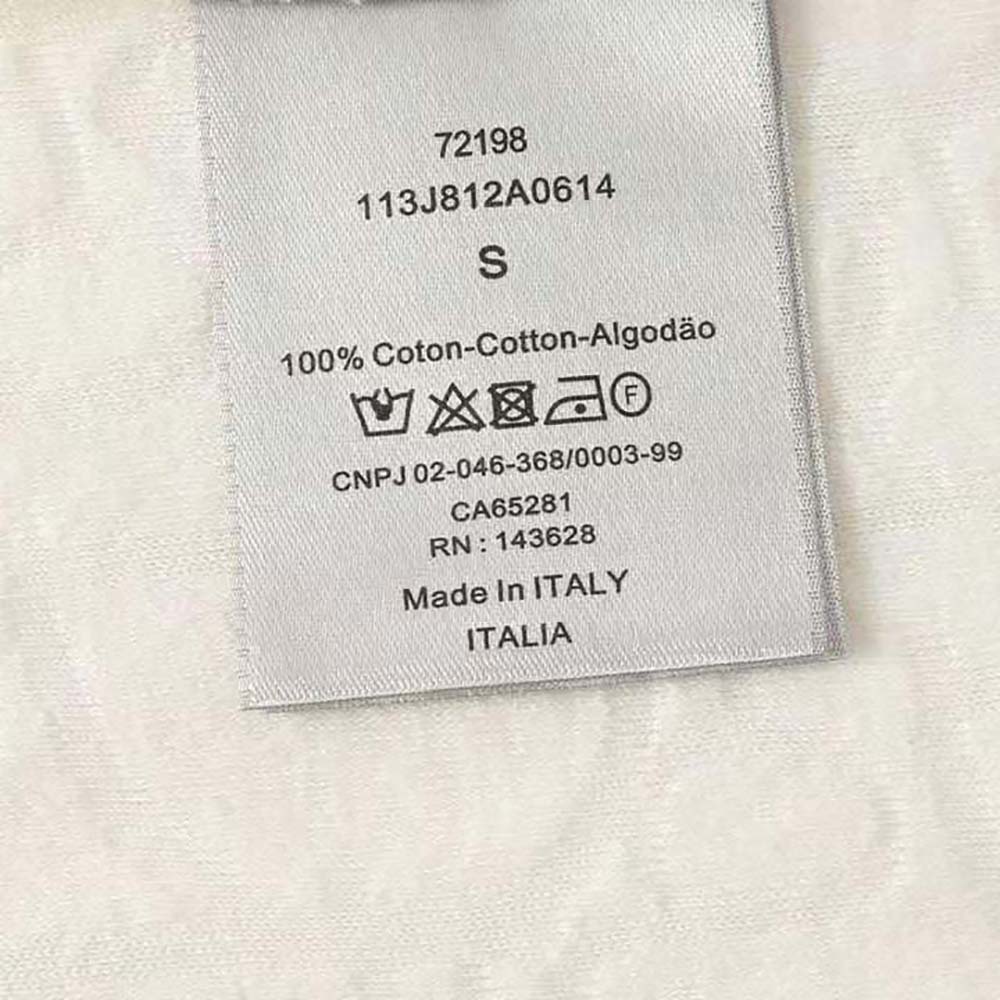 Dior Men Oversized Dior Oblique Polo Shirt White Terry Cotton Jacquard - image 9