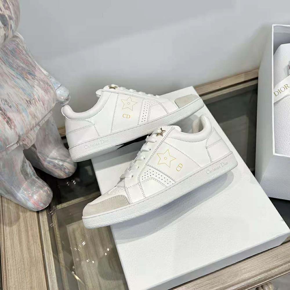 Dior Unisex Star Sneaker White Calfskin and Suede - image 8