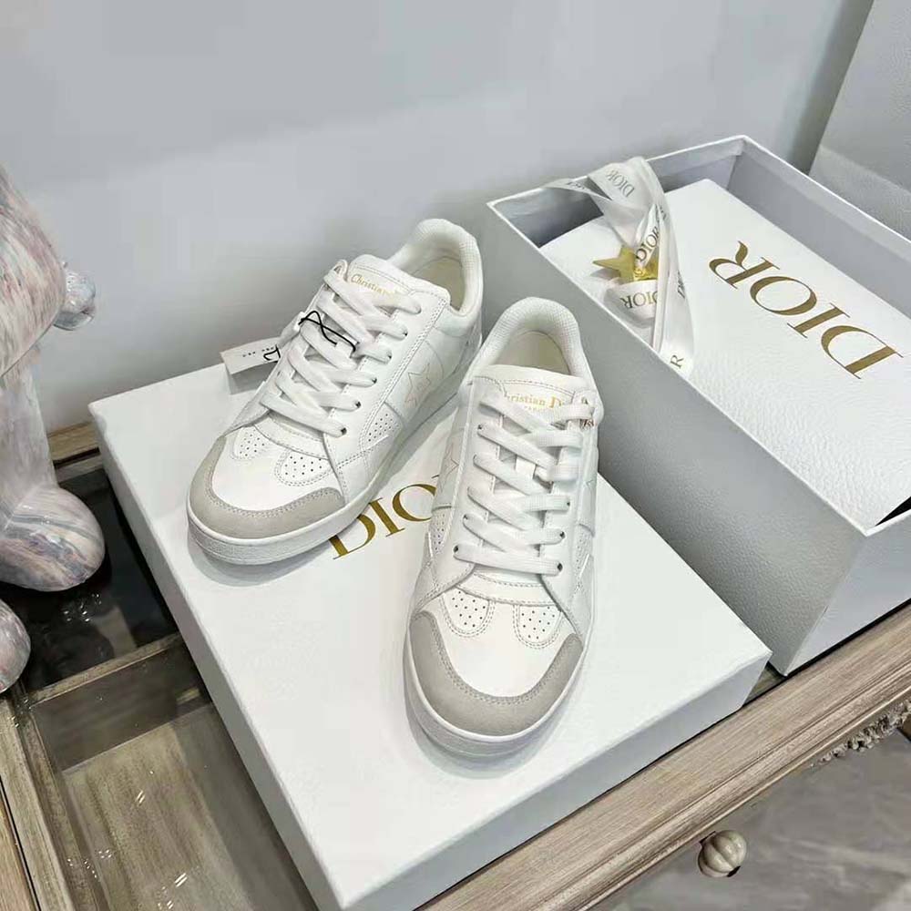 Dior Unisex Star Sneaker White Calfskin and Suede - image 5