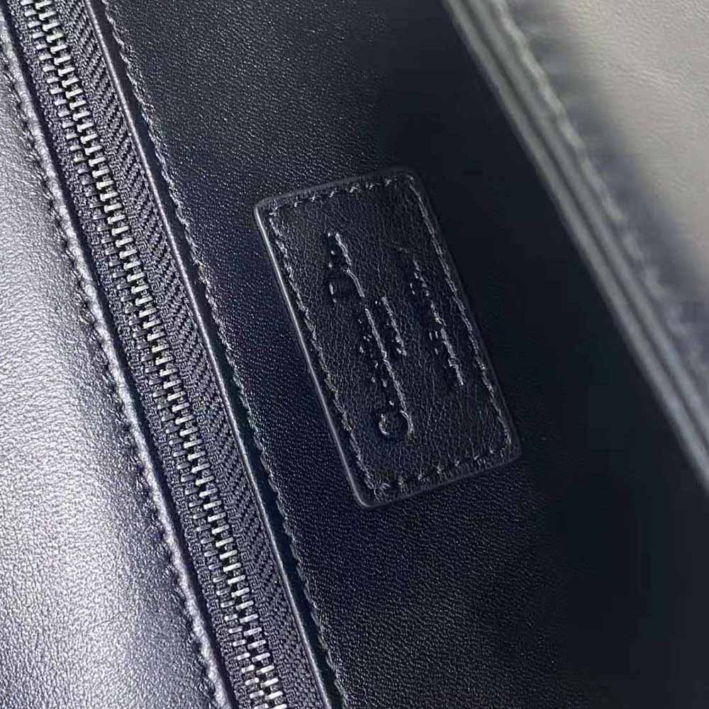Dior Women 30 Montaigne Chain Bag with Handle Black Maxicannage Lambskin - image 10