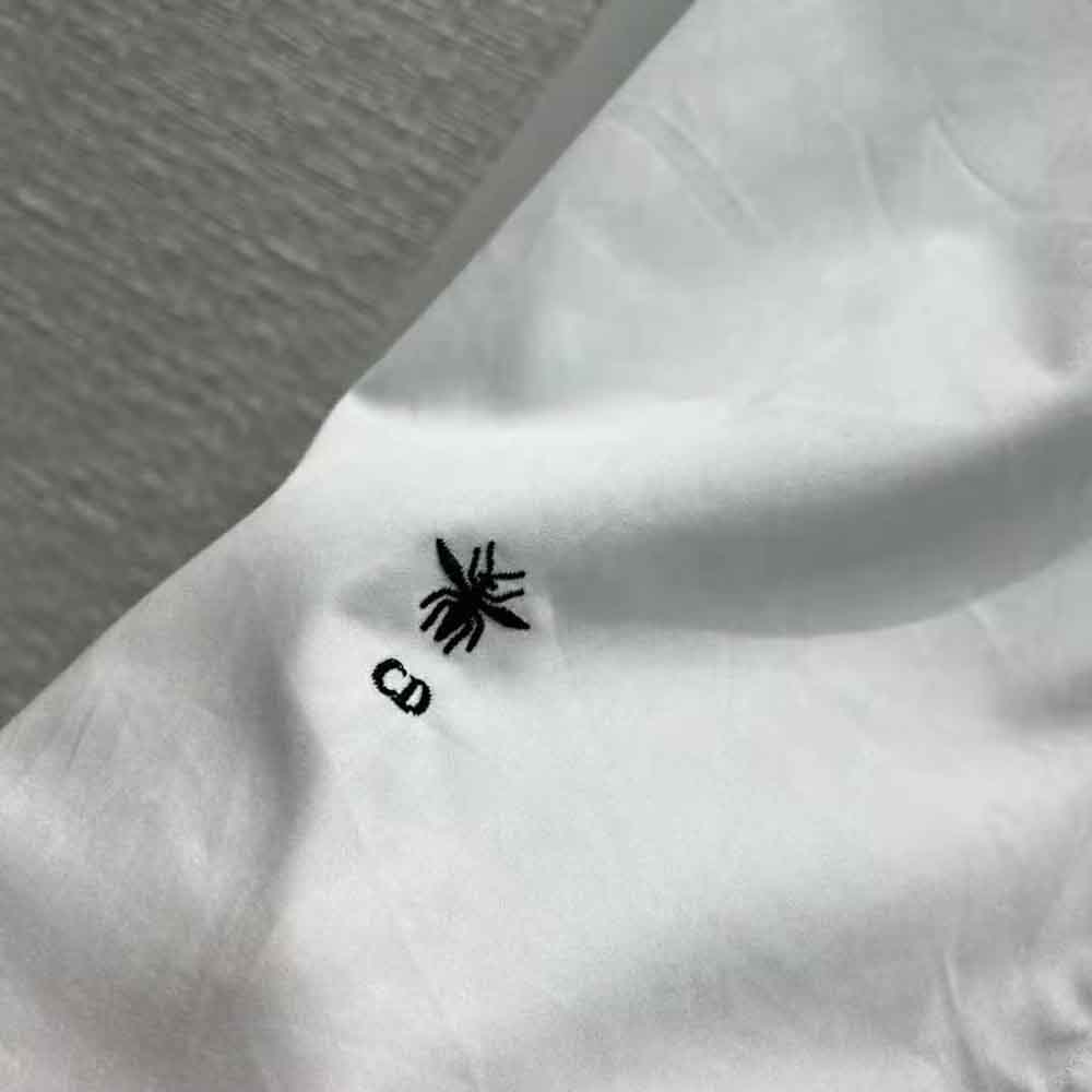 Dior Women Blouse White Cotton Poplin - image 8