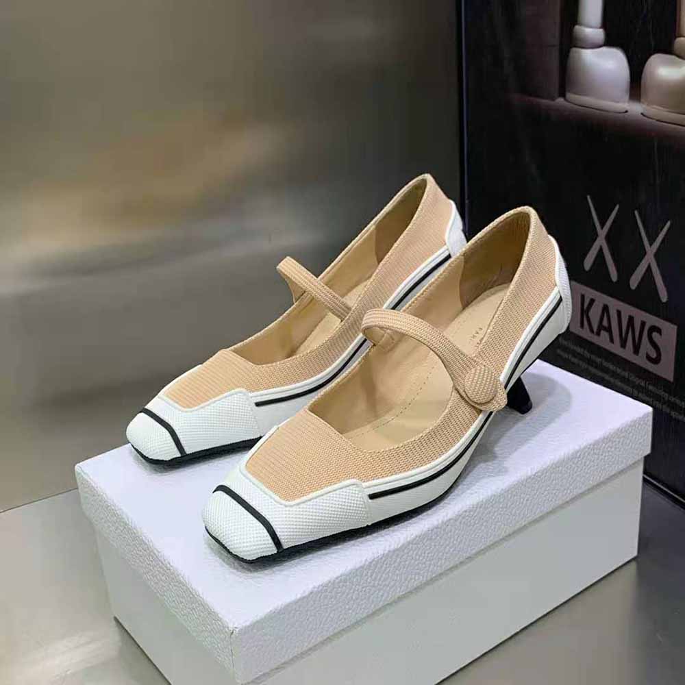 Rear view showing subtle Dior branding on the heel of D-Motion Pump