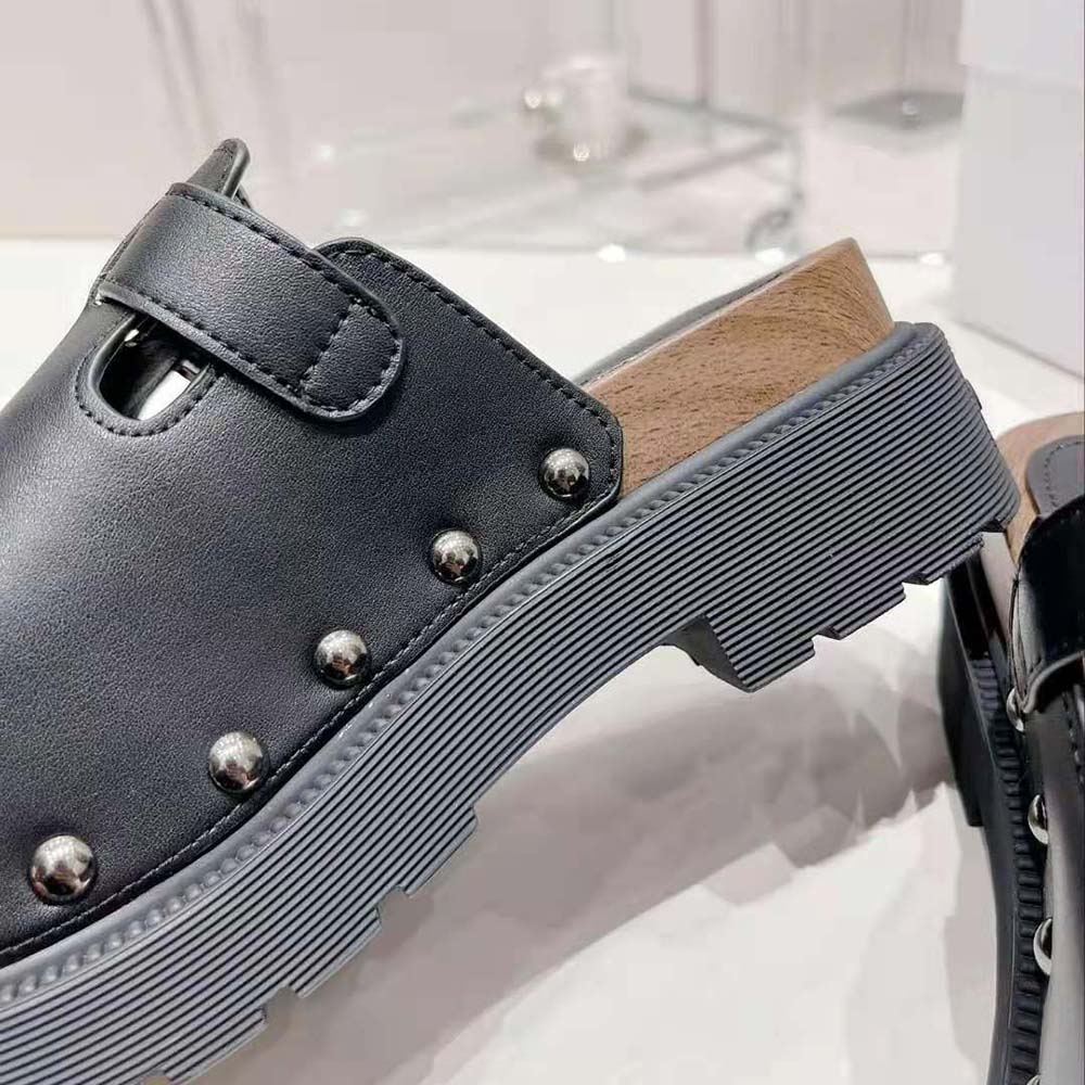 Dior Women Diorquake Clog Black Calfskin - image 6