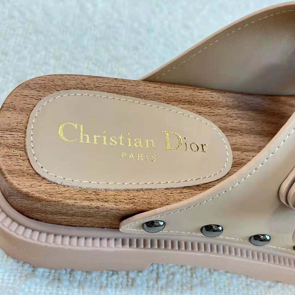 Dior Women Diorquake Strap Sandal White Calfskin - image 10