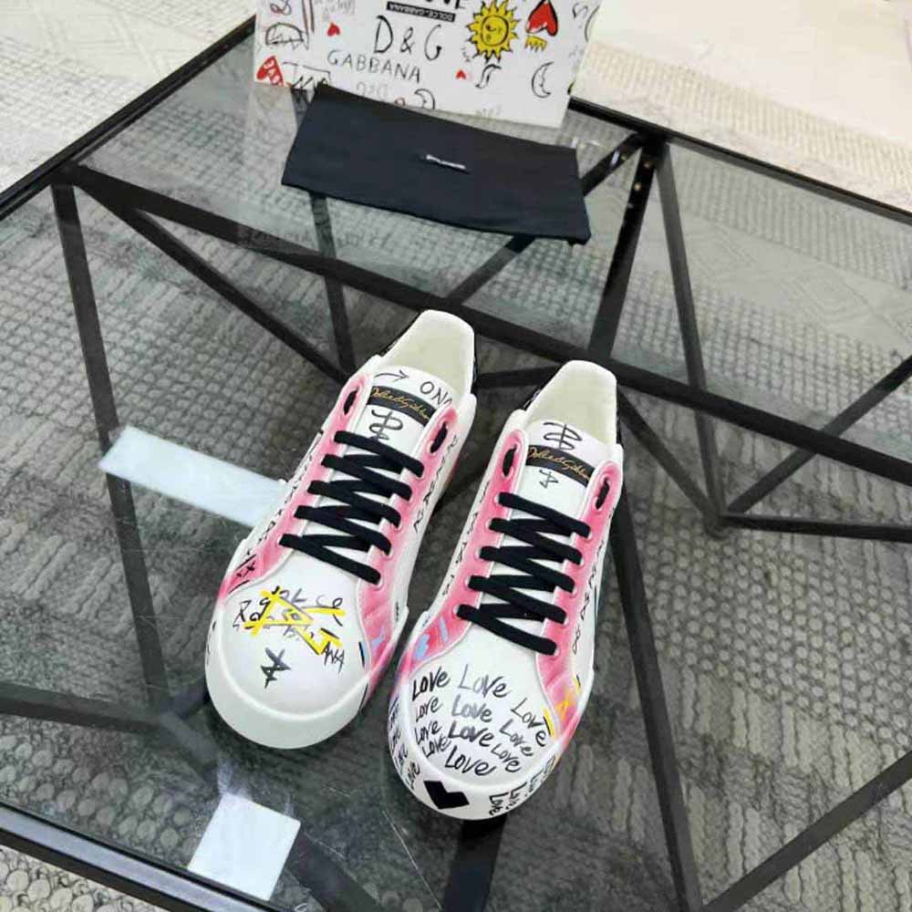 Overhead view showing cushioned insole and sleek silhouette of Portofino Sneakers