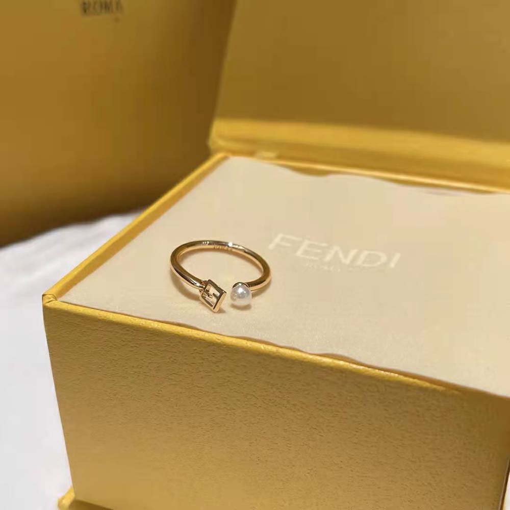 Fendi Women Baguette Ring Gold-Colored - image 6
