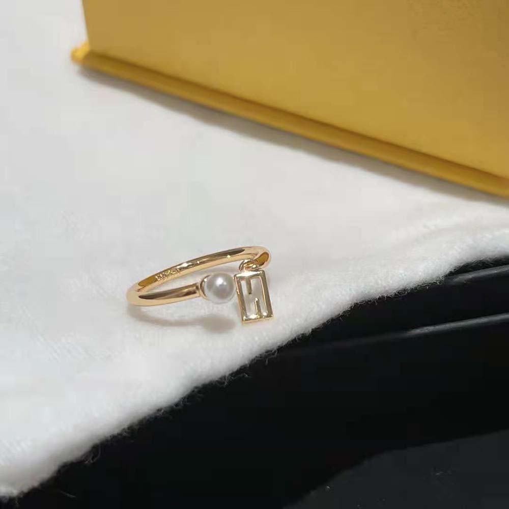 Fendi Women Baguette Ring Gold-Colored - image 4