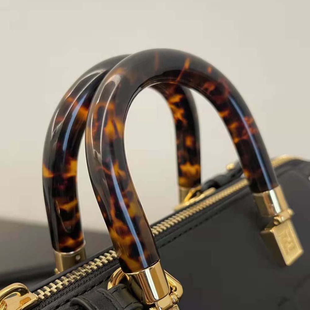 Fendi Women By The Way Mini Small Black Leather Boston Bag - image 8