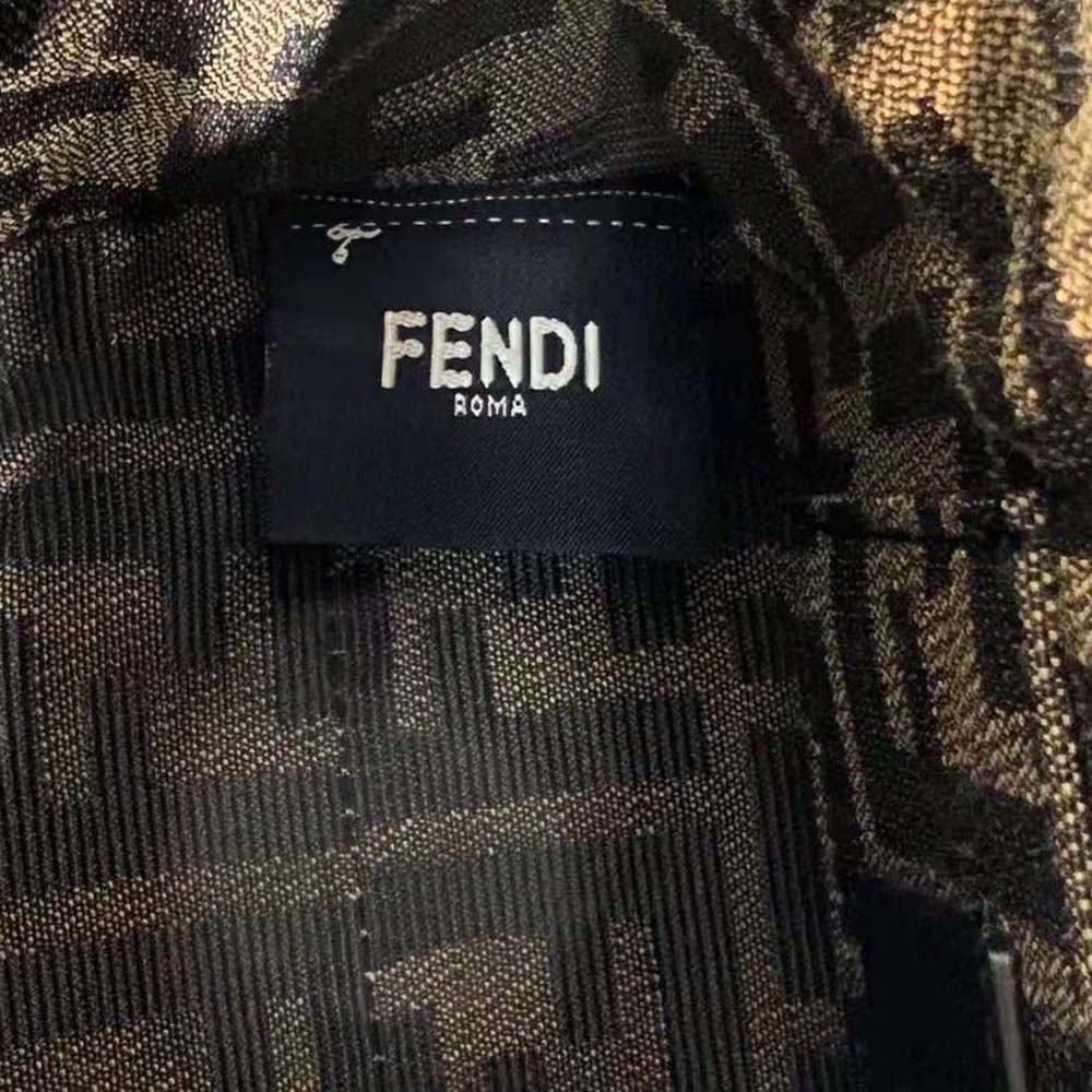 Fendi Women By The Way Mini Small Boston Bag in Dove Gray Leather - image 9
