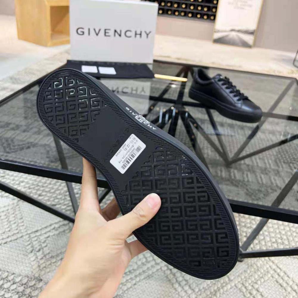 Givenchy Men City Sport Disney Castle Sneakers in Leather-Black - image 10