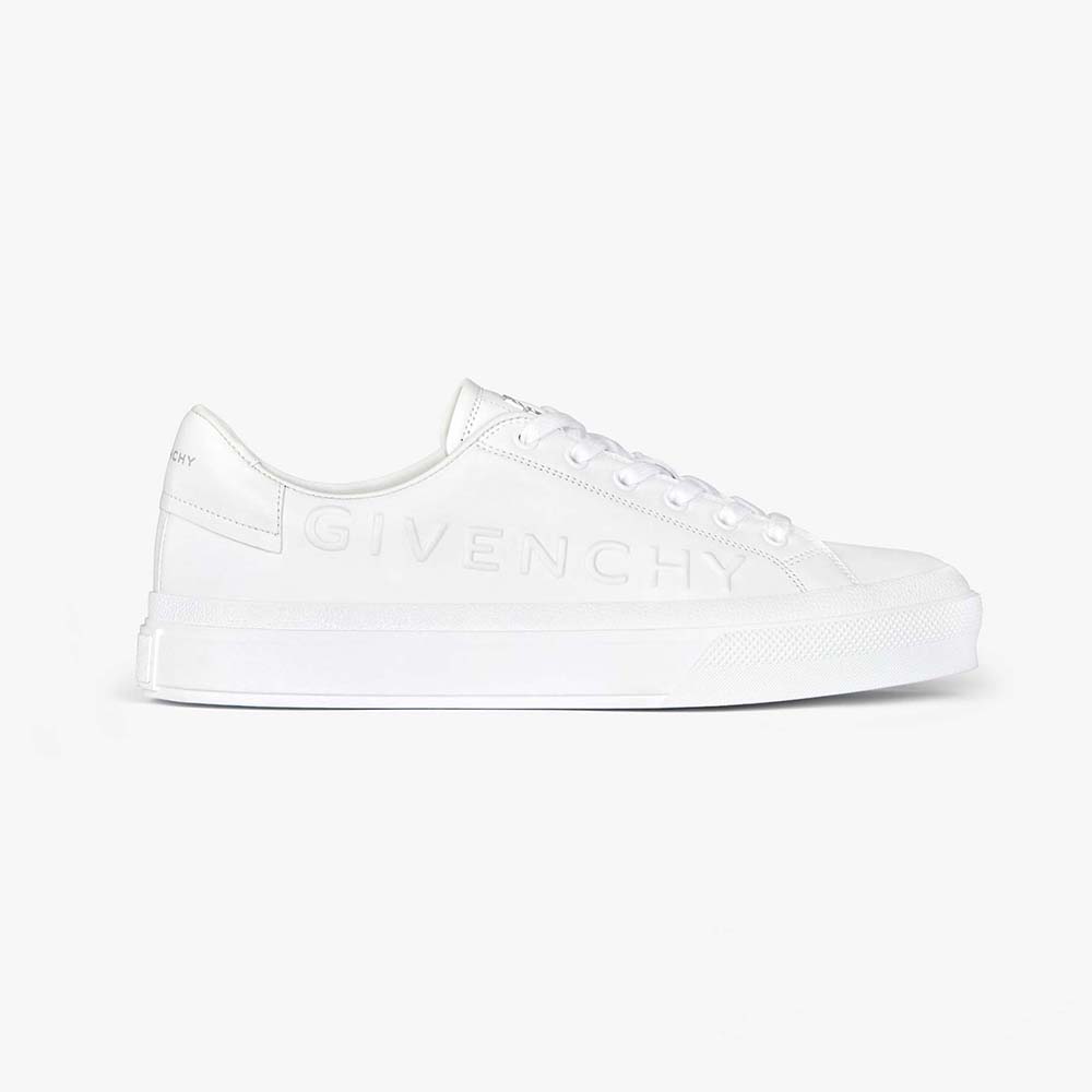 Givenchy Men City Sport Sneakers in GIVENCHY Leather-White