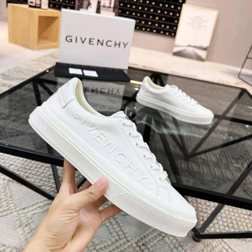 Givenchy Men City Sport Sneakers in GIVENCHY Leather-White - image 7