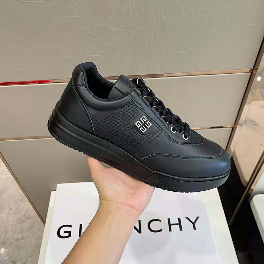 Givenchy Men G4 Sneakers in Leather-Black - image 10