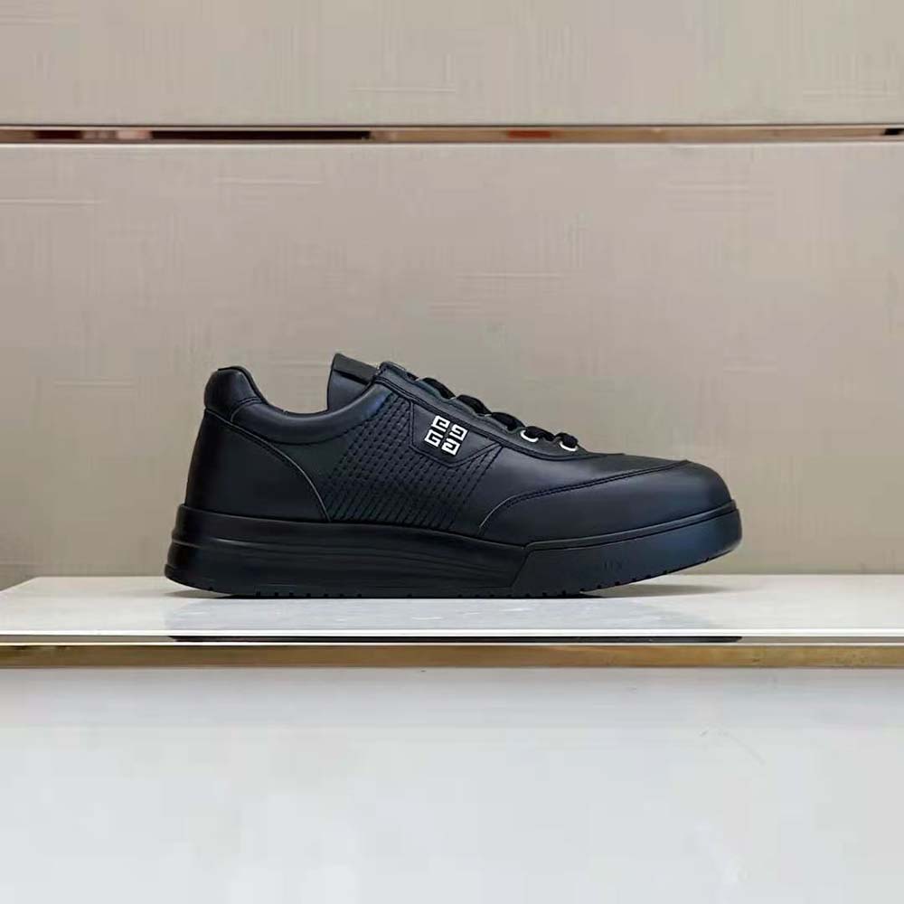 Givenchy Men G4 Sneakers in Leather-Black - image 7