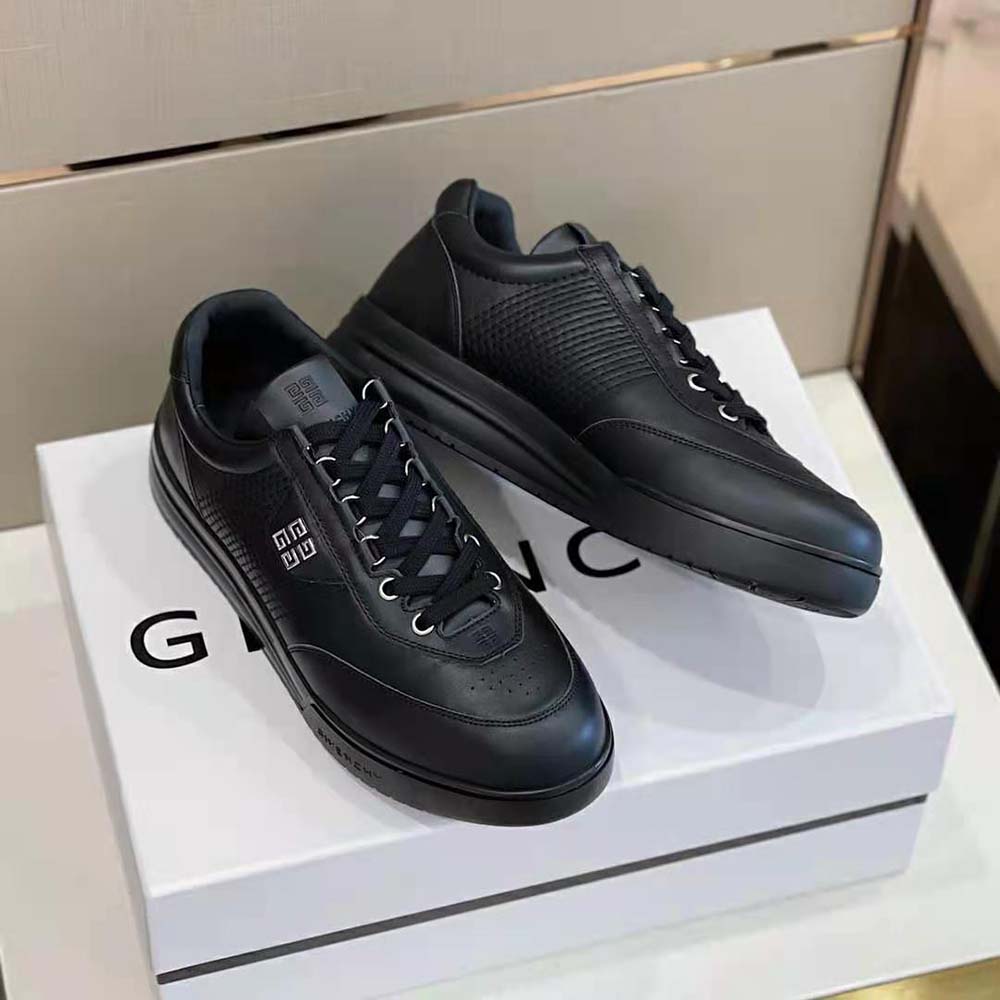 Givenchy Men G4 Sneakers in Leather-Black - image 4