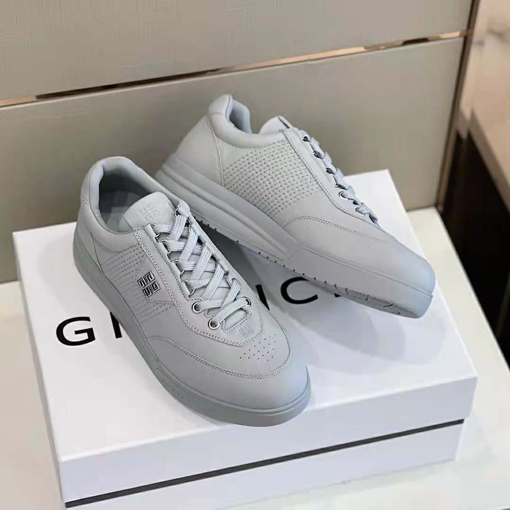 Givenchy Men G4 Sneakers in Leather-Silver - image 4
