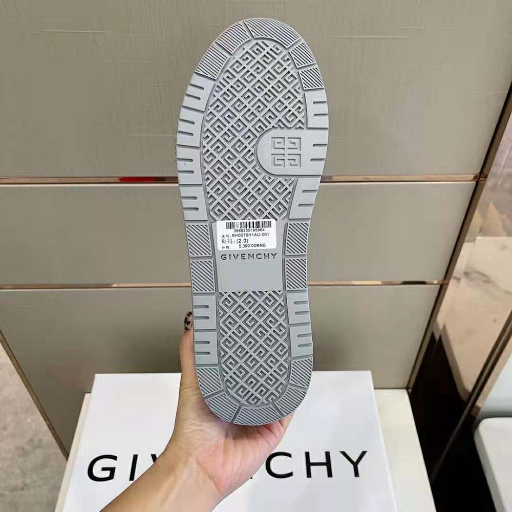 Givenchy Men G4 Sneakers in Leather-Silver - image 9