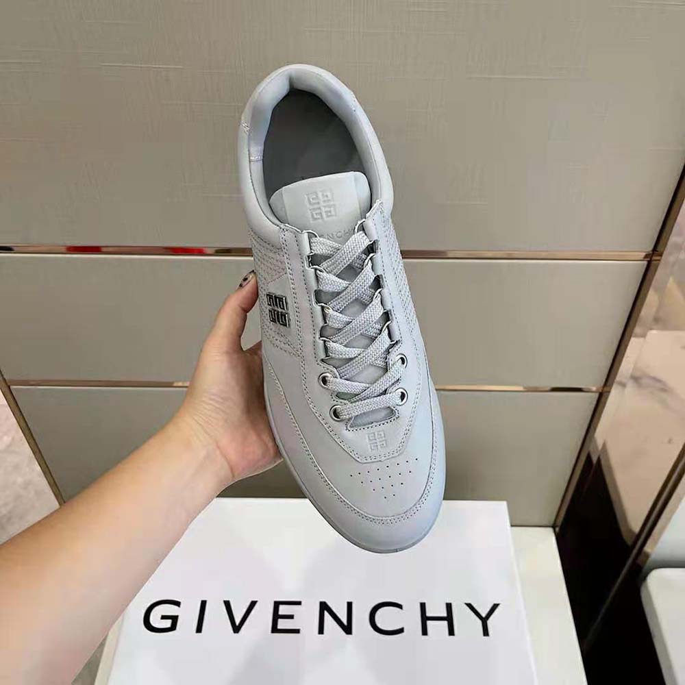 Givenchy Men G4 Sneakers in Leather-Silver - image 7