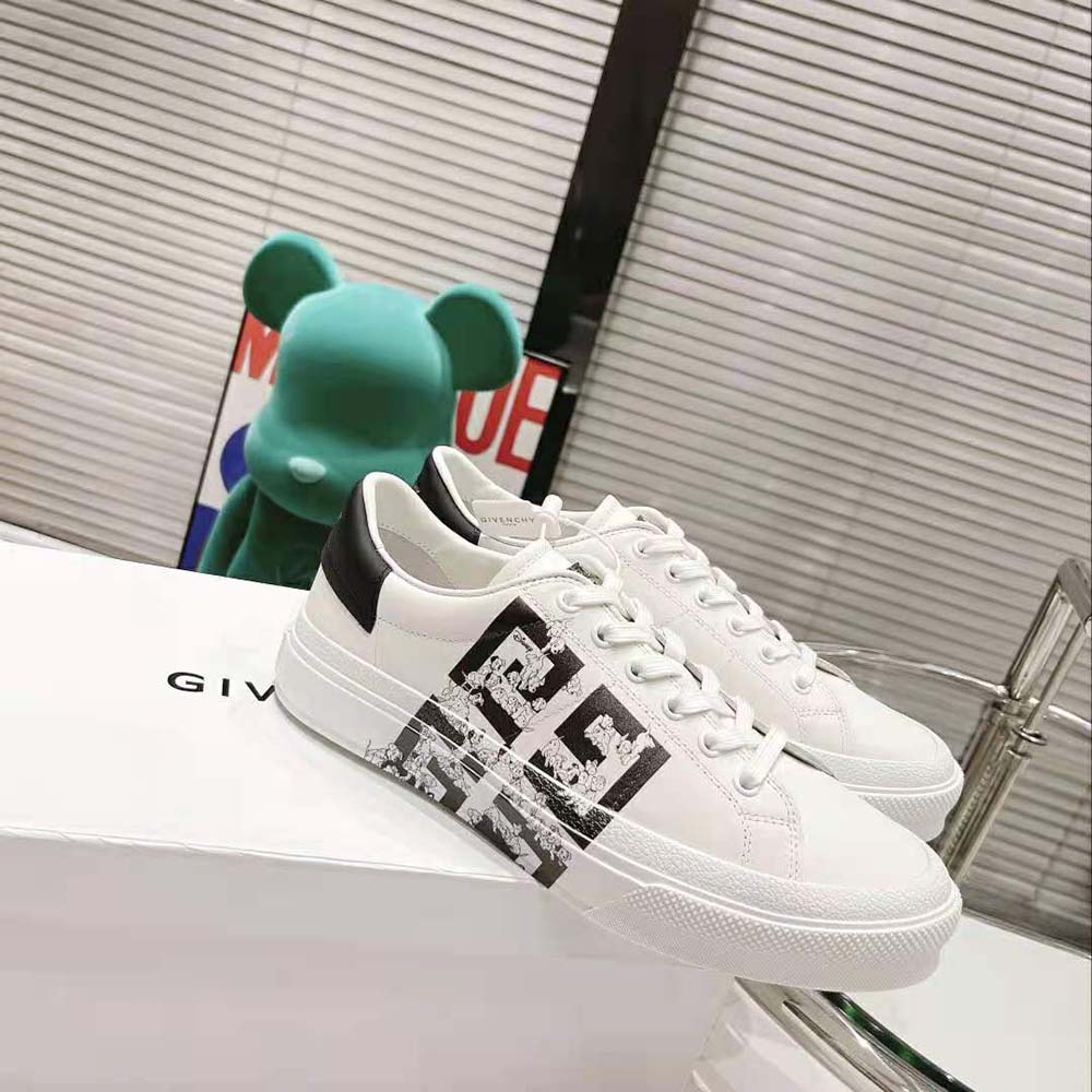 Givenchy Men 101 Dalmatians City Sport Sneakers in Leather - image 5