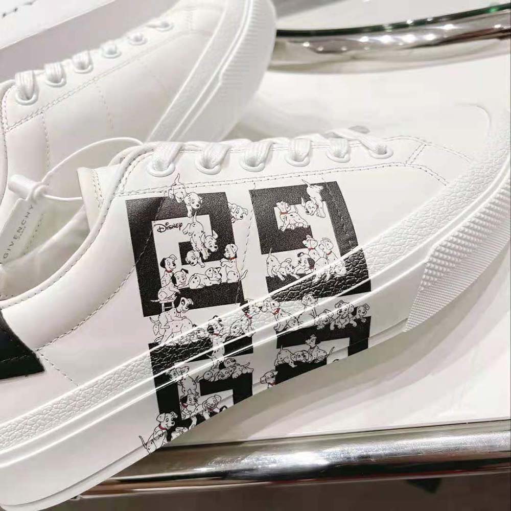 Givenchy Men 101 Dalmatians City Sport Sneakers in Leather - image 9