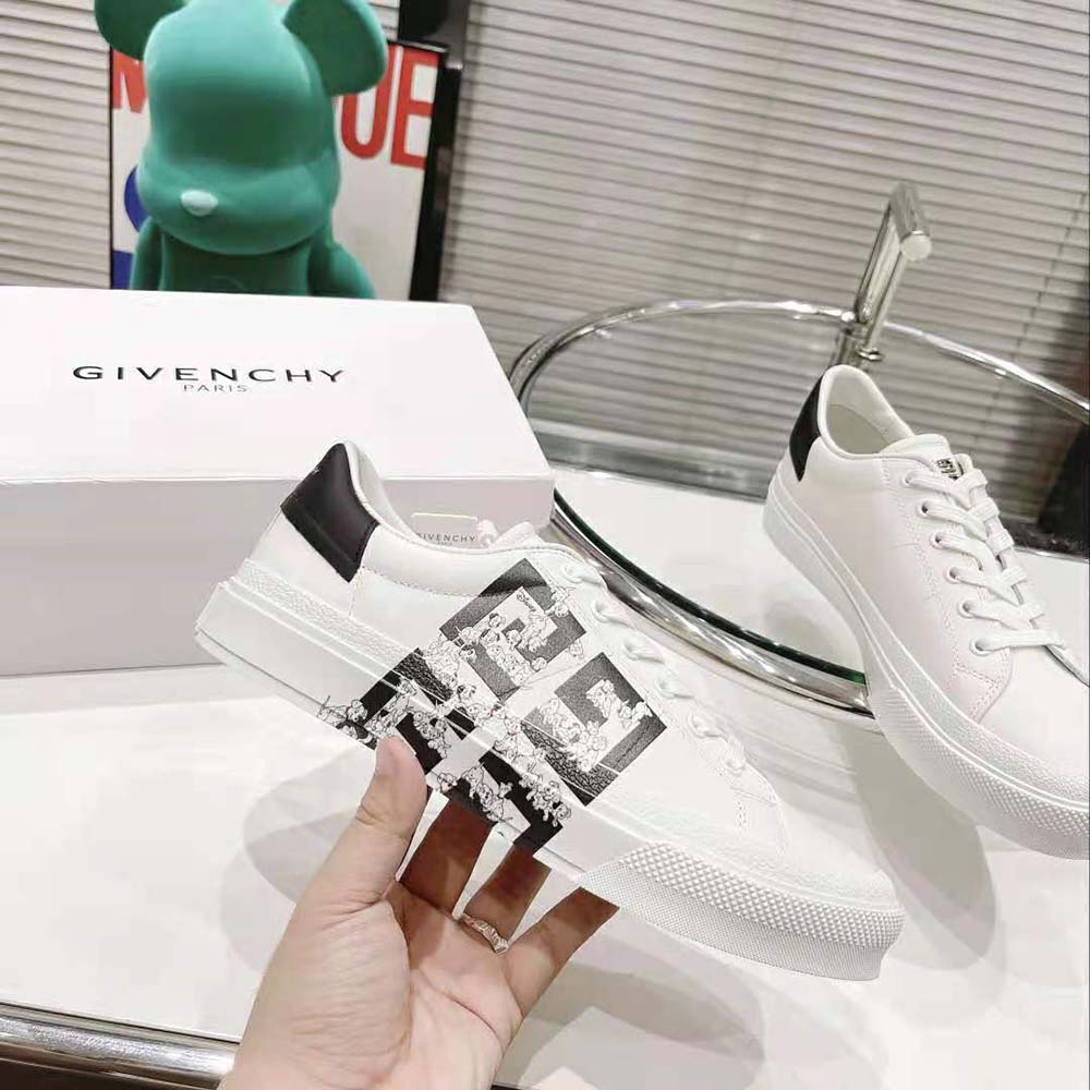 Givenchy Men 101 Dalmatians City Sport Sneakers in Leather - image 6
