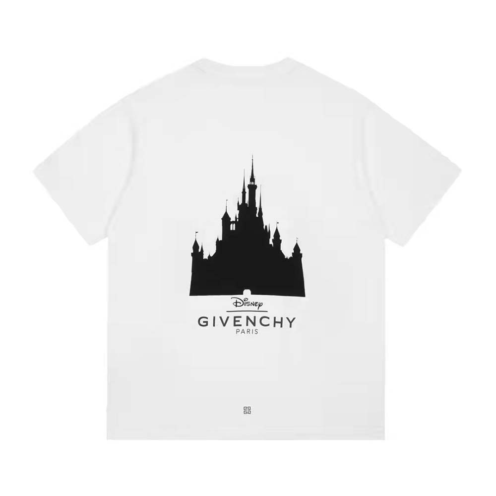 Back and side angle showing fit of Givenchy Men Disney 101 Dalmatians T-Shirt
