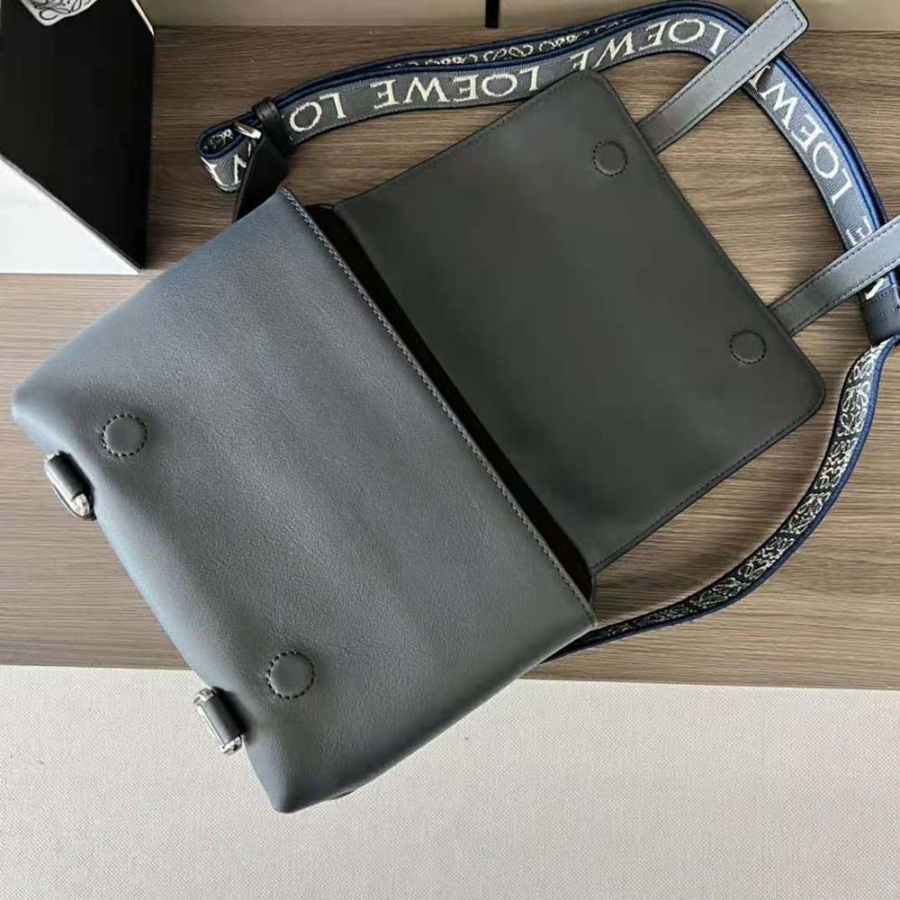 Loewe Men XS Military Messenger Bag in Supple Smooth Calfskin and Jacquard - image 6