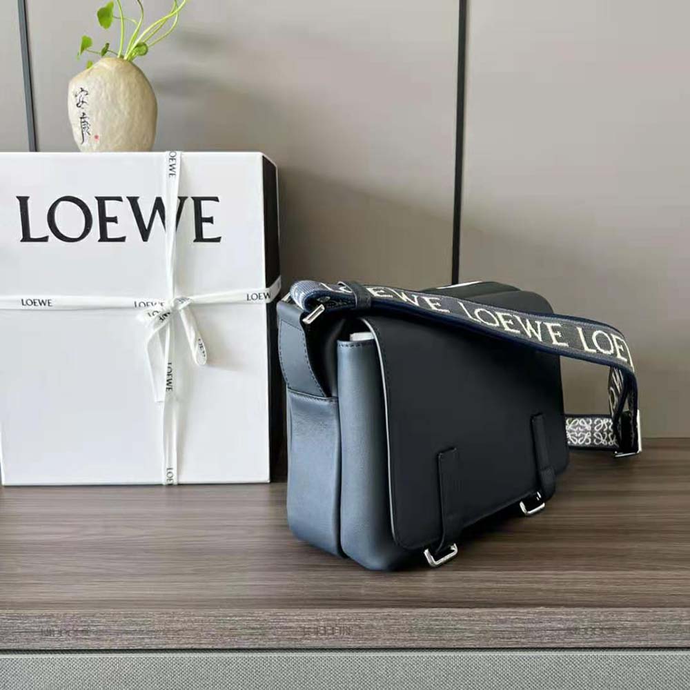 Loewe Men XS Military Messenger Bag in Supple Smooth Calfskin and Jacquard - image 4