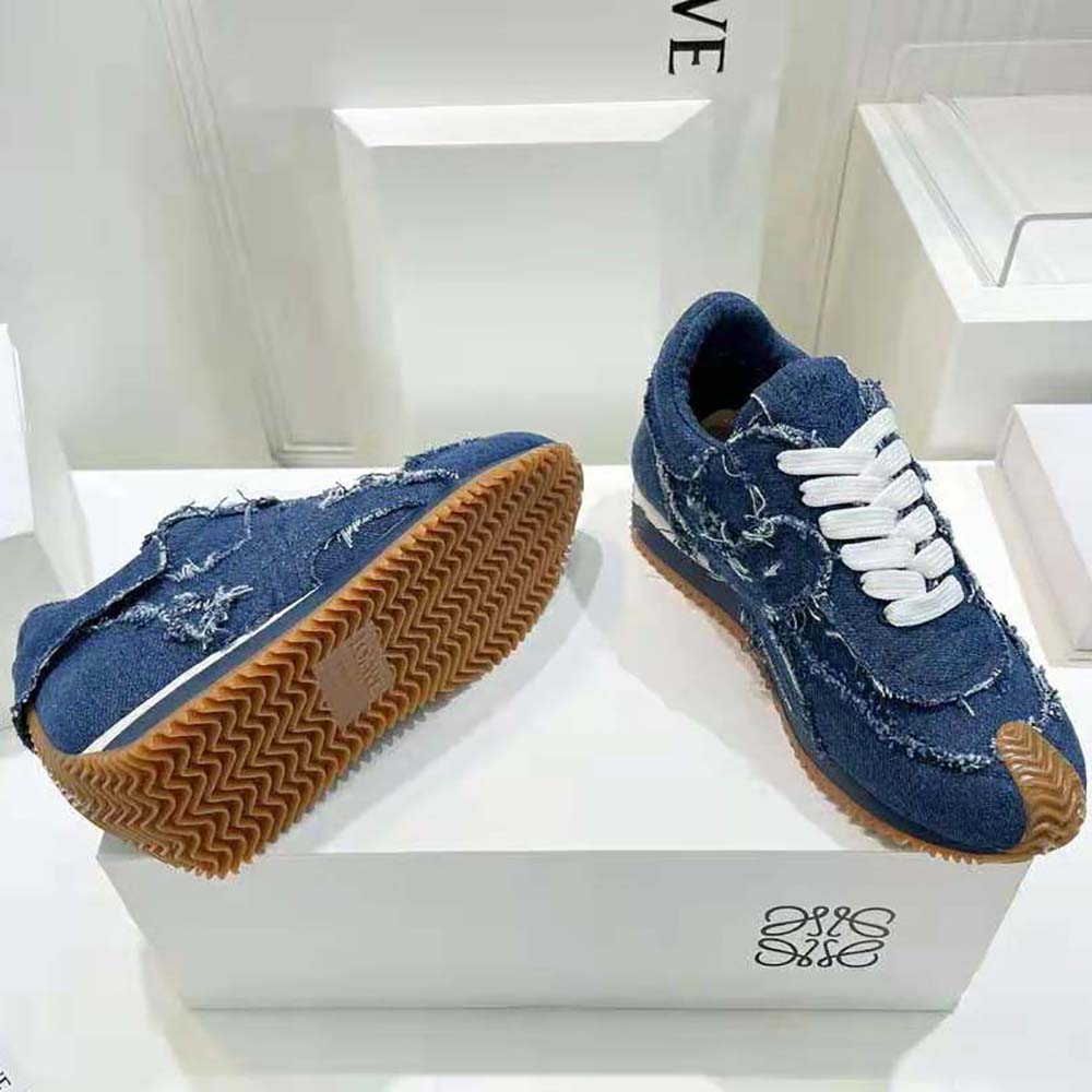 Loewe Women Flow Runner in Denim-Blue - image 9