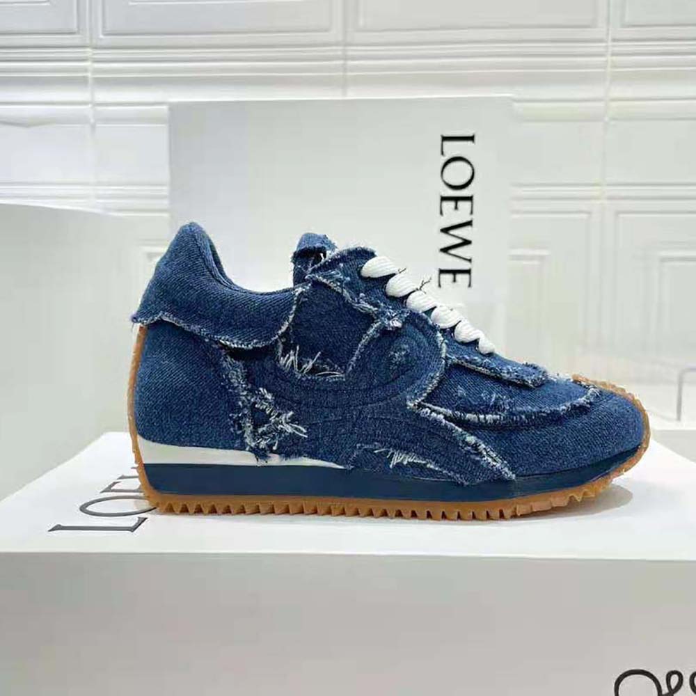 Loewe Women Flow Runner in Denim-Blue - image 6