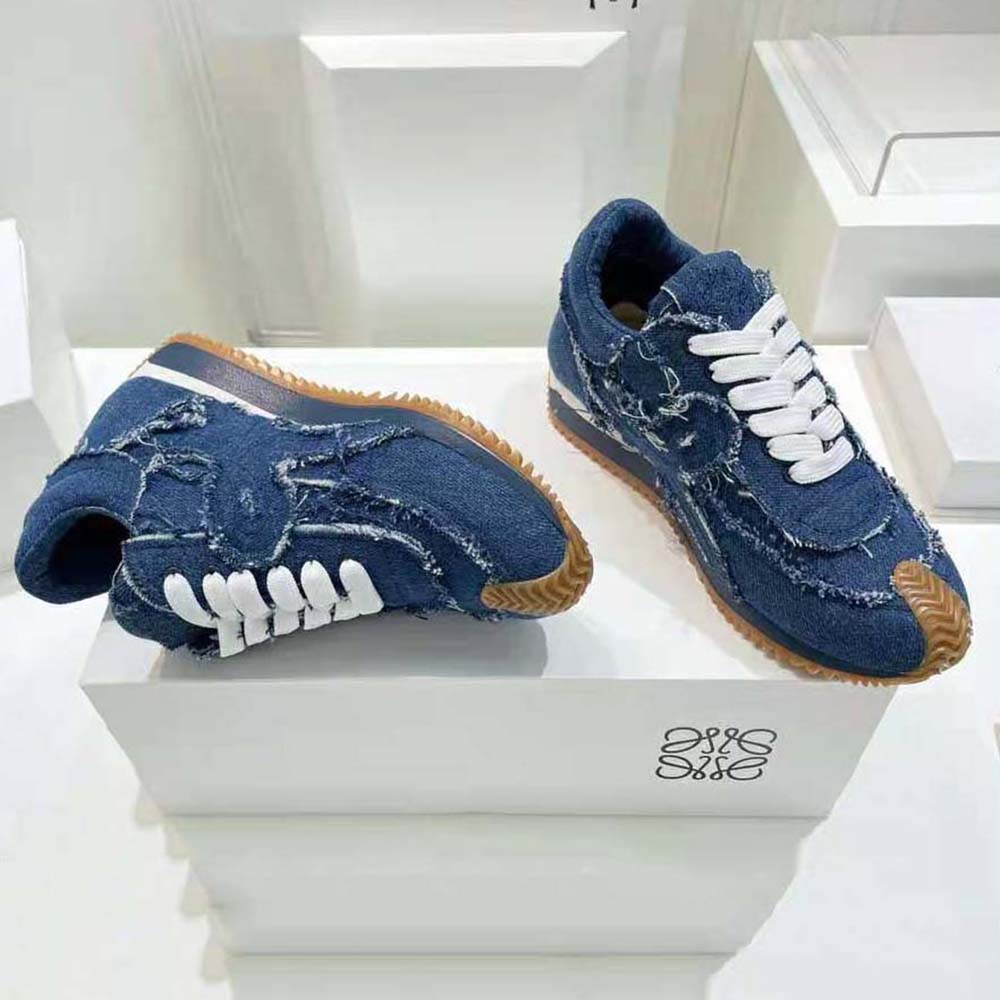 Loewe Women Flow Runner in Denim-Blue - image 7