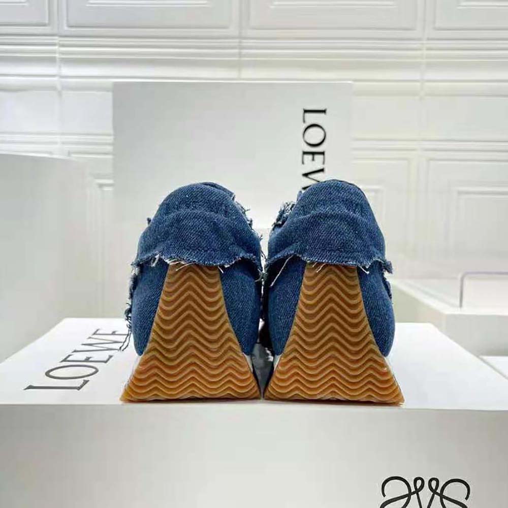 Loewe Women Flow Runner in Denim-Blue - image 10