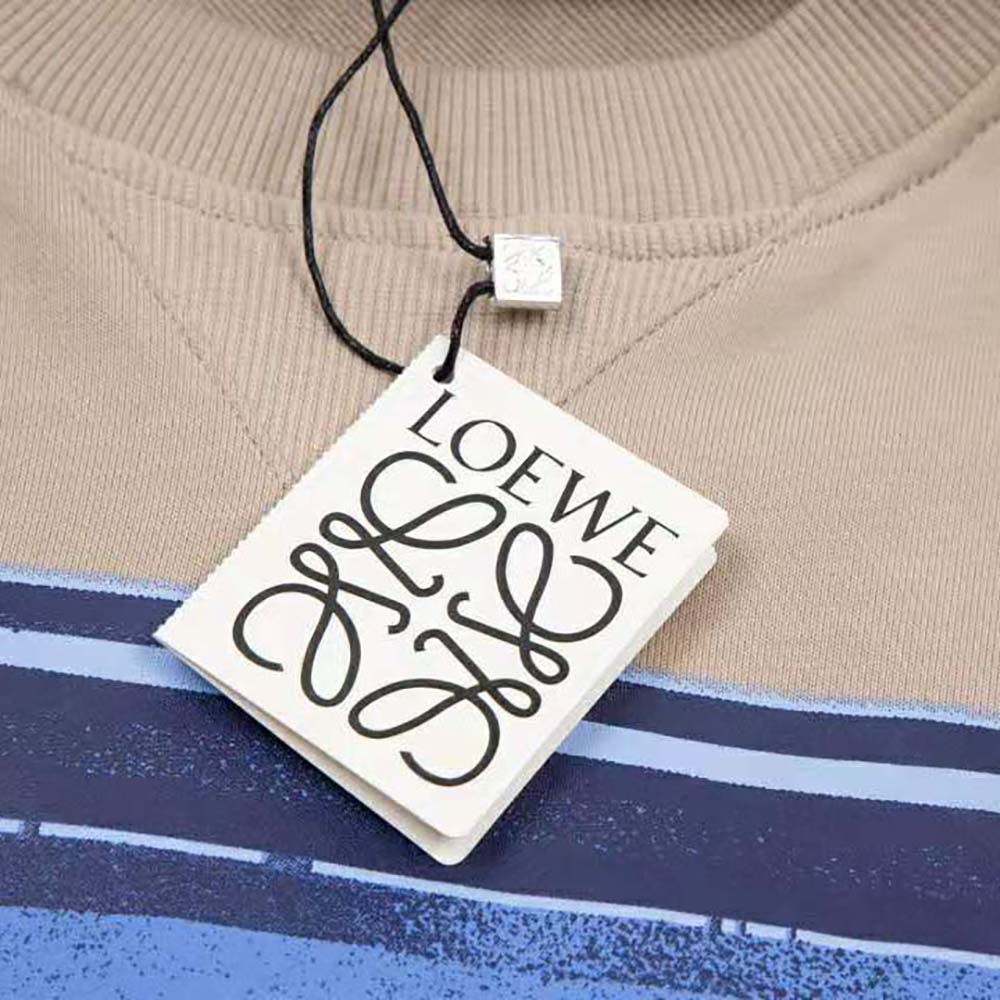 Loewe Men Photocopy Anagram Sweatshirt in Cotton-Blue - image 9