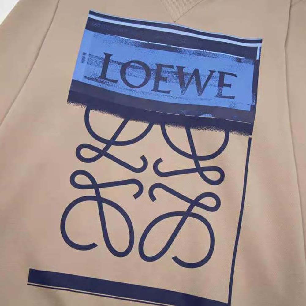 Loewe Men Photocopy Anagram Sweatshirt in Cotton-Blue - image 8