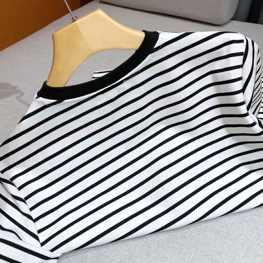 Prada Women Cotton T-shirt with Overprinted Logo - image 5