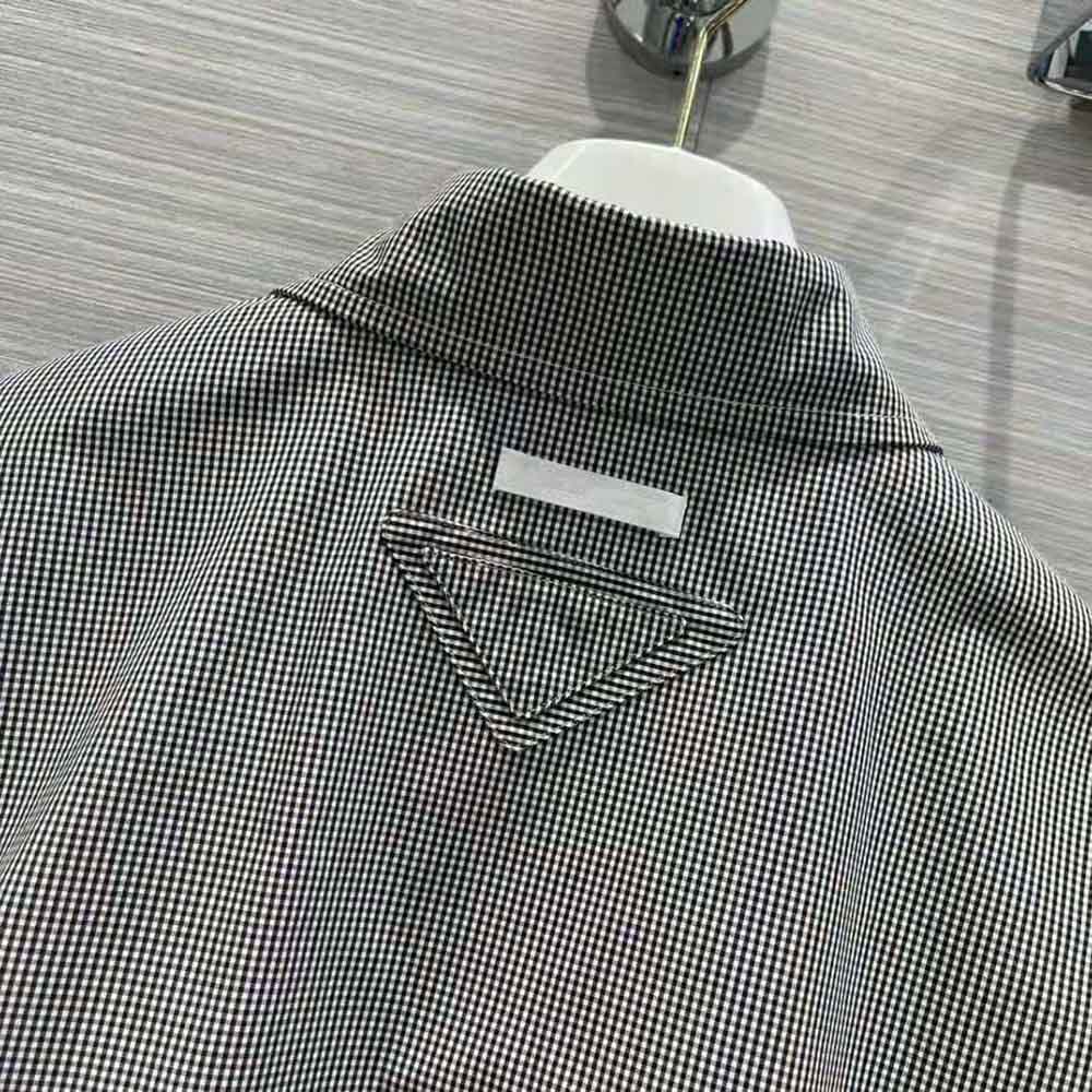 Prada Women Gingham Check Shirt - image 7
